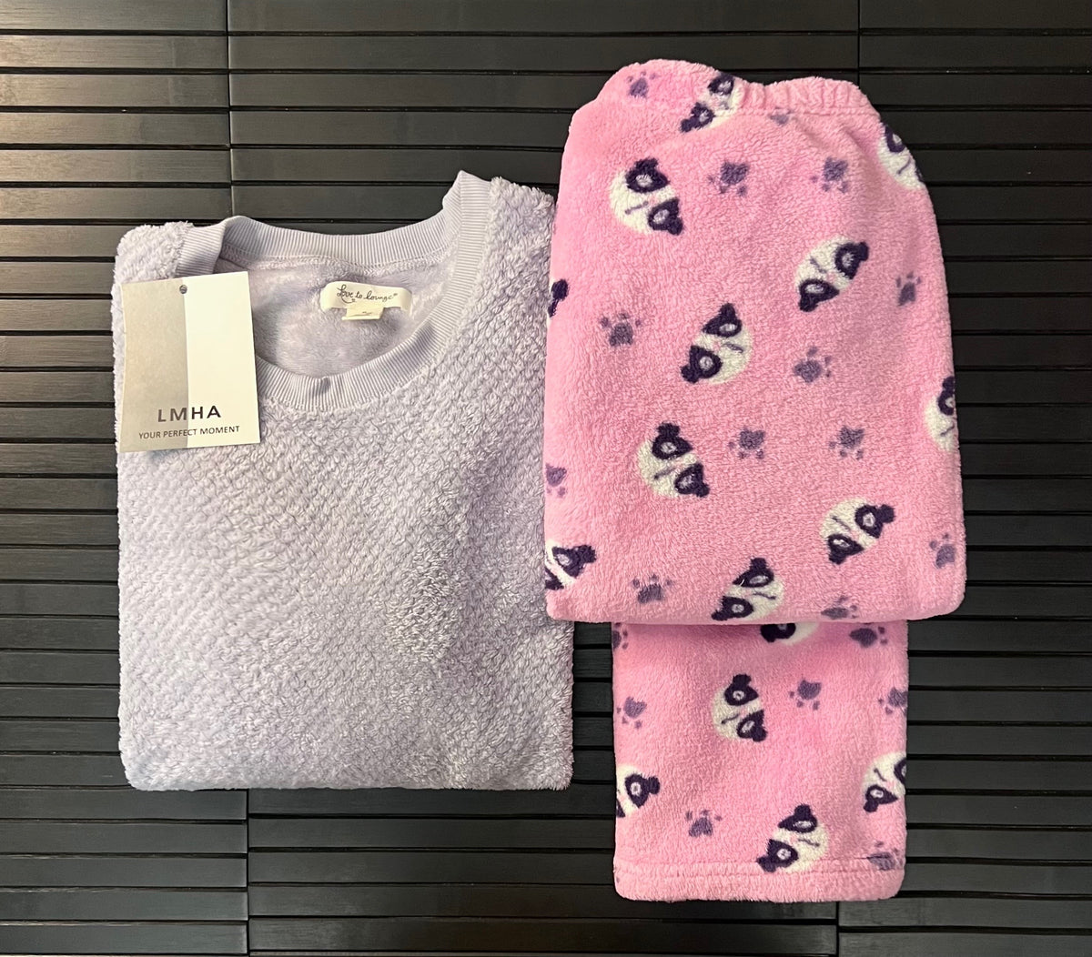 Panda in lilac